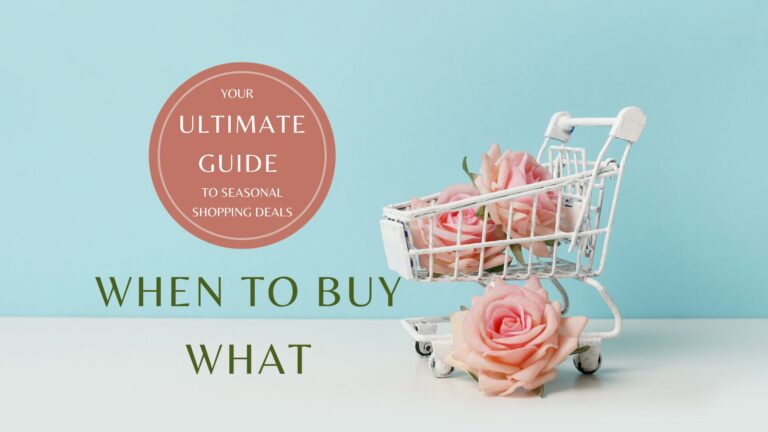 When to Buy What